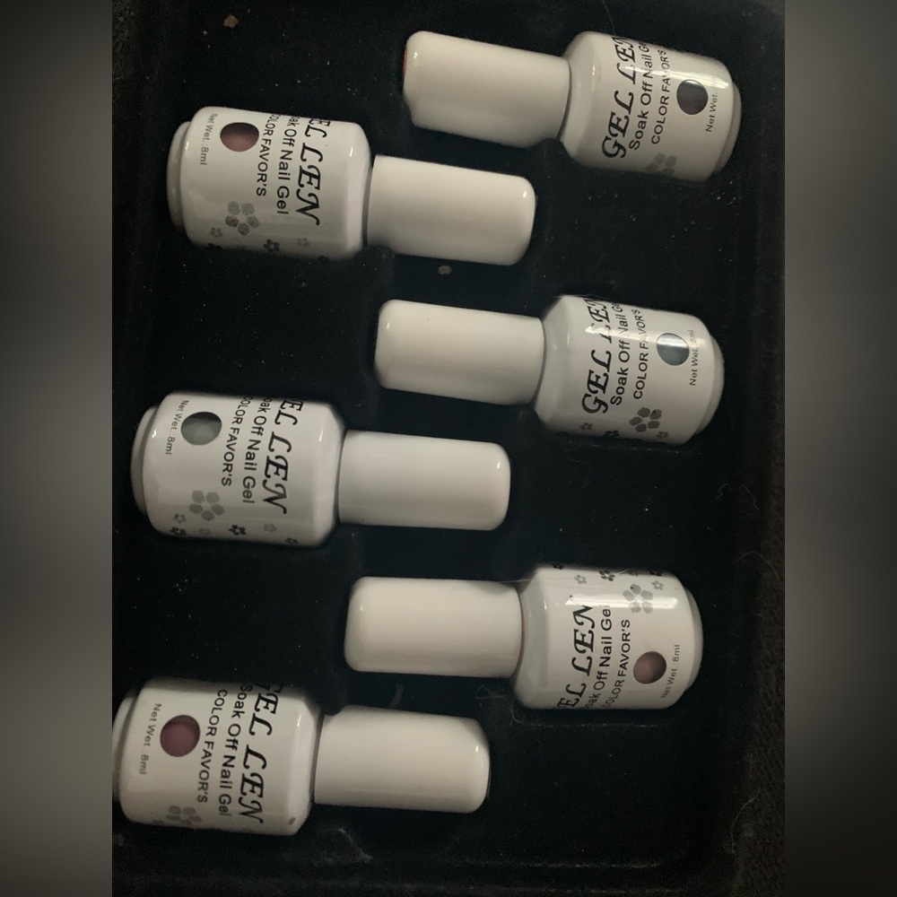 White Gel Nail Polish Collection